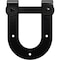 Ekena Millwork Premium Horseshoe Roller Hanger w/ Bolts for Barn Door for 1 3/4" Doors, Black GB60014R2BL - alternate 4